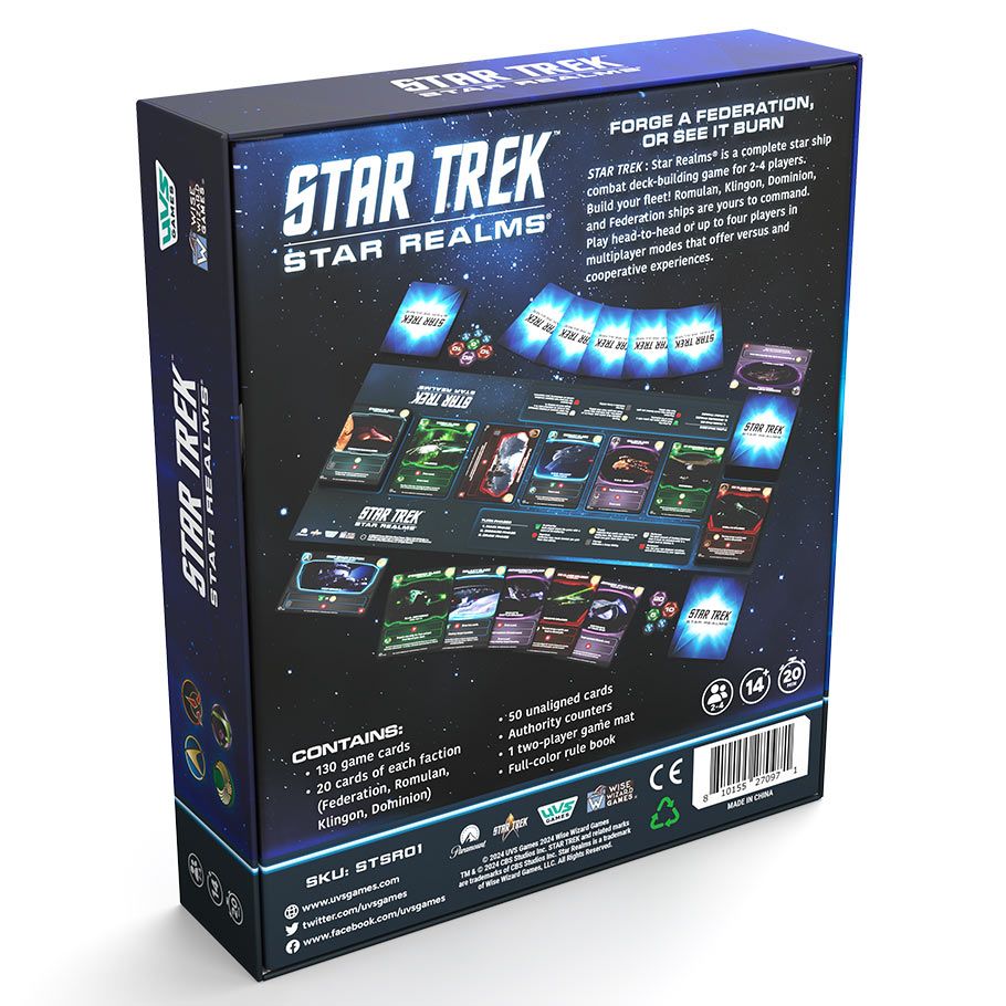 Star Realms Deckbuilding Game : Star Trek Core Set